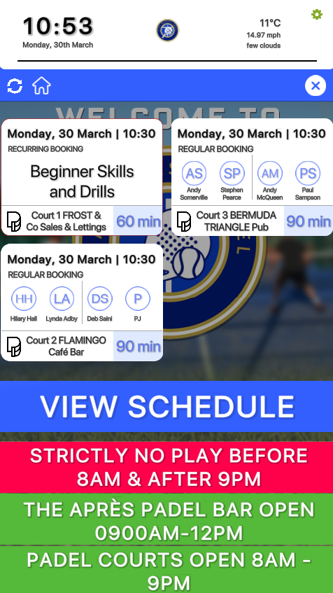 TeeScreen Software Display 1